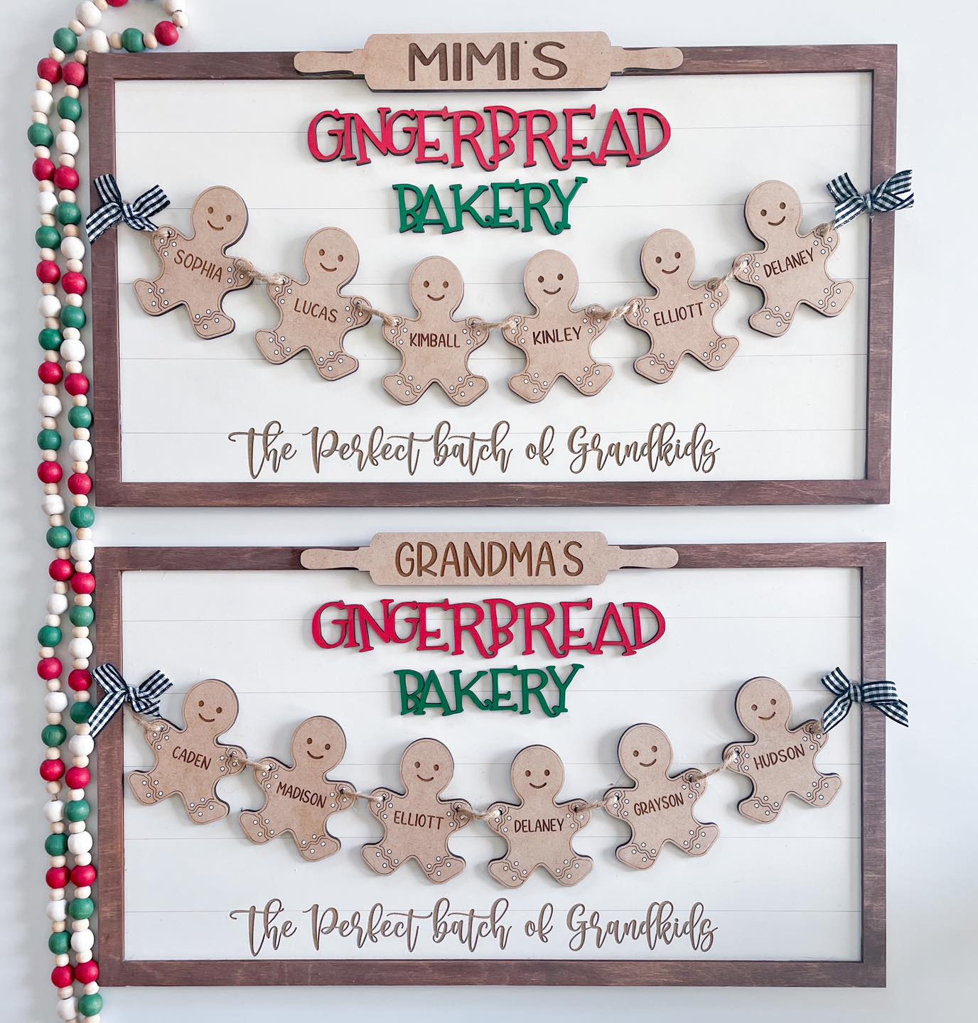 Personalized Gingerbread Bakery Sign