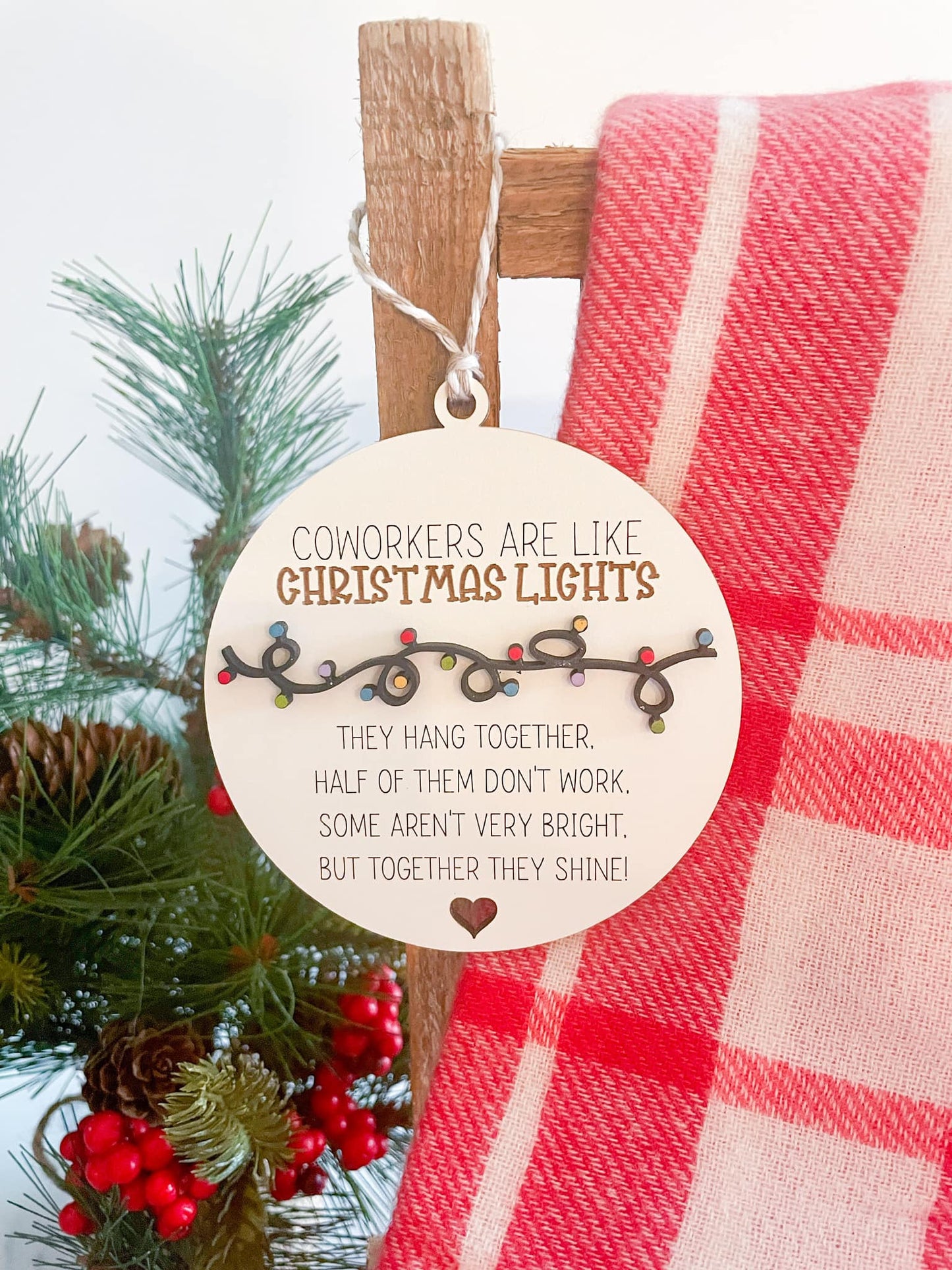 Co-Worker Christmas Ornament