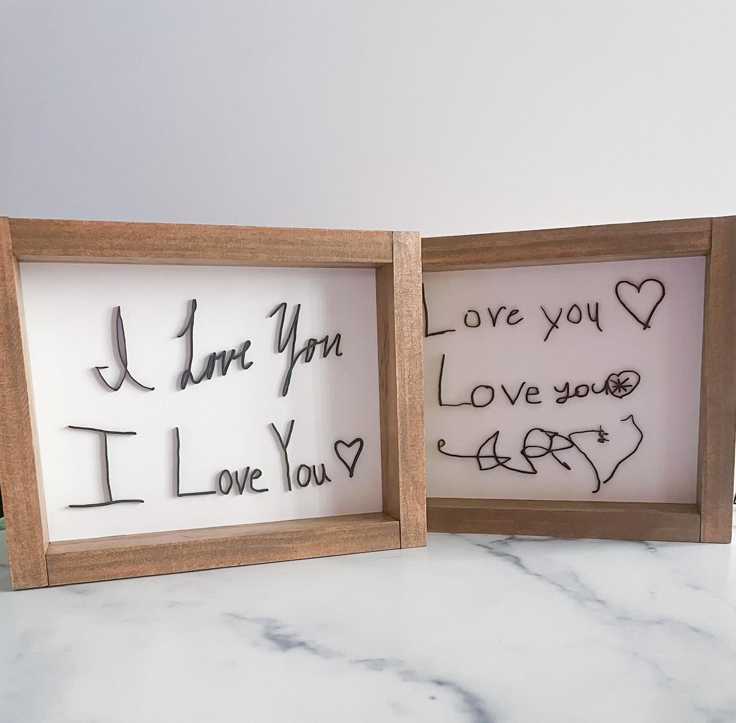 Personalized Handwritten Note 3D Laser-Cut Sign