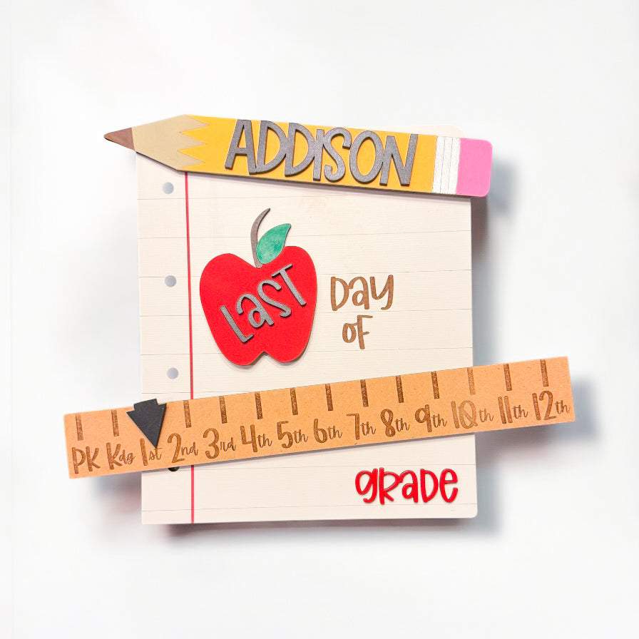 Personalized Back to School Sign