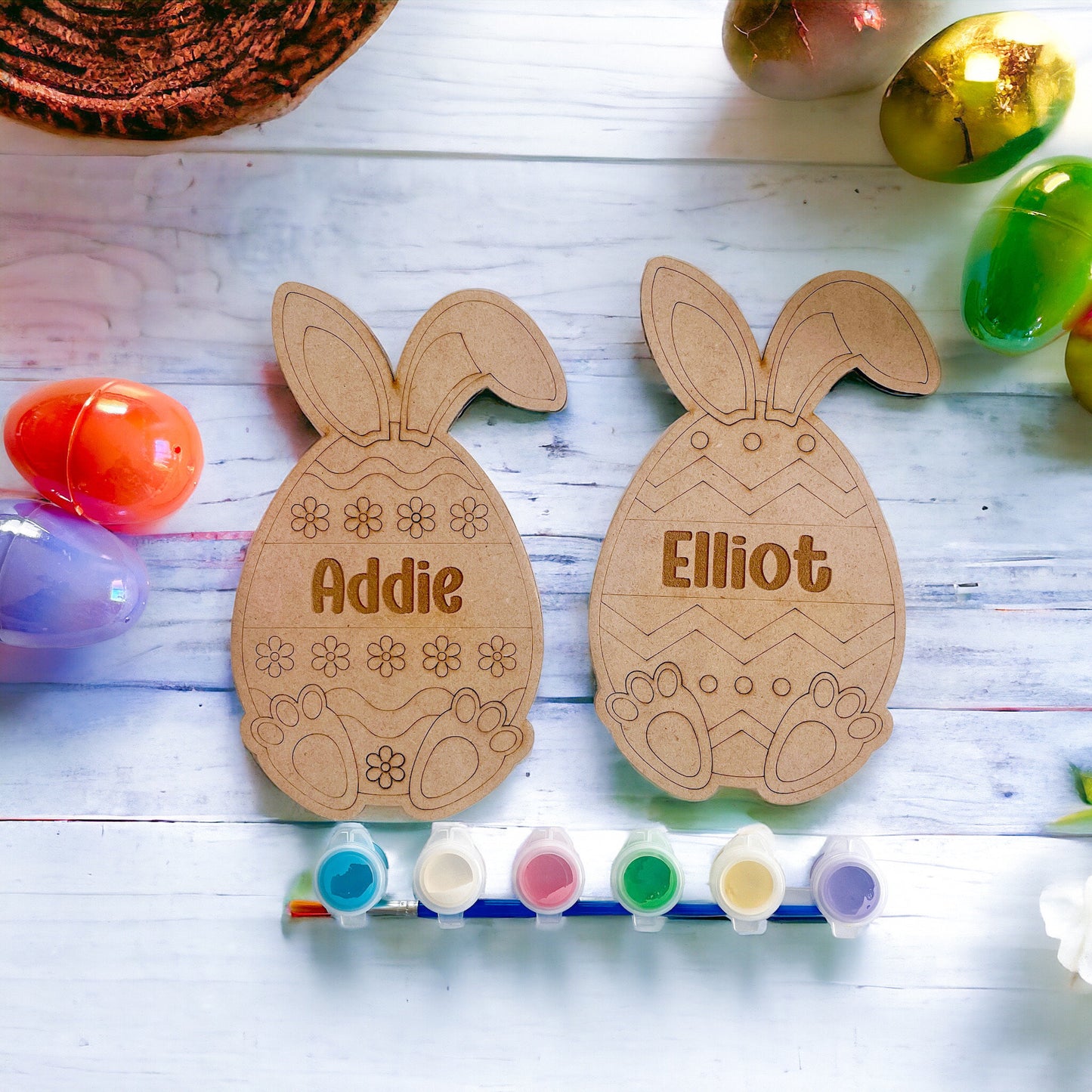 Personalized Kids Easter Egg DIY Kit