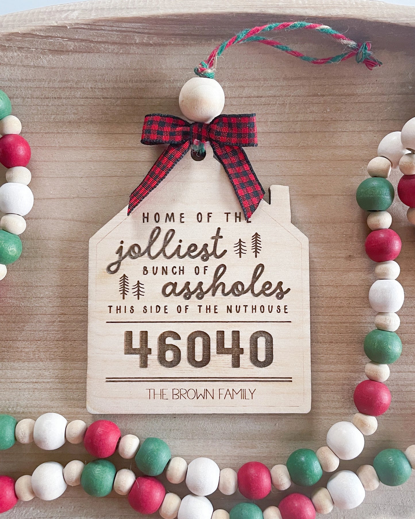 Personalized Funny Family Ornament