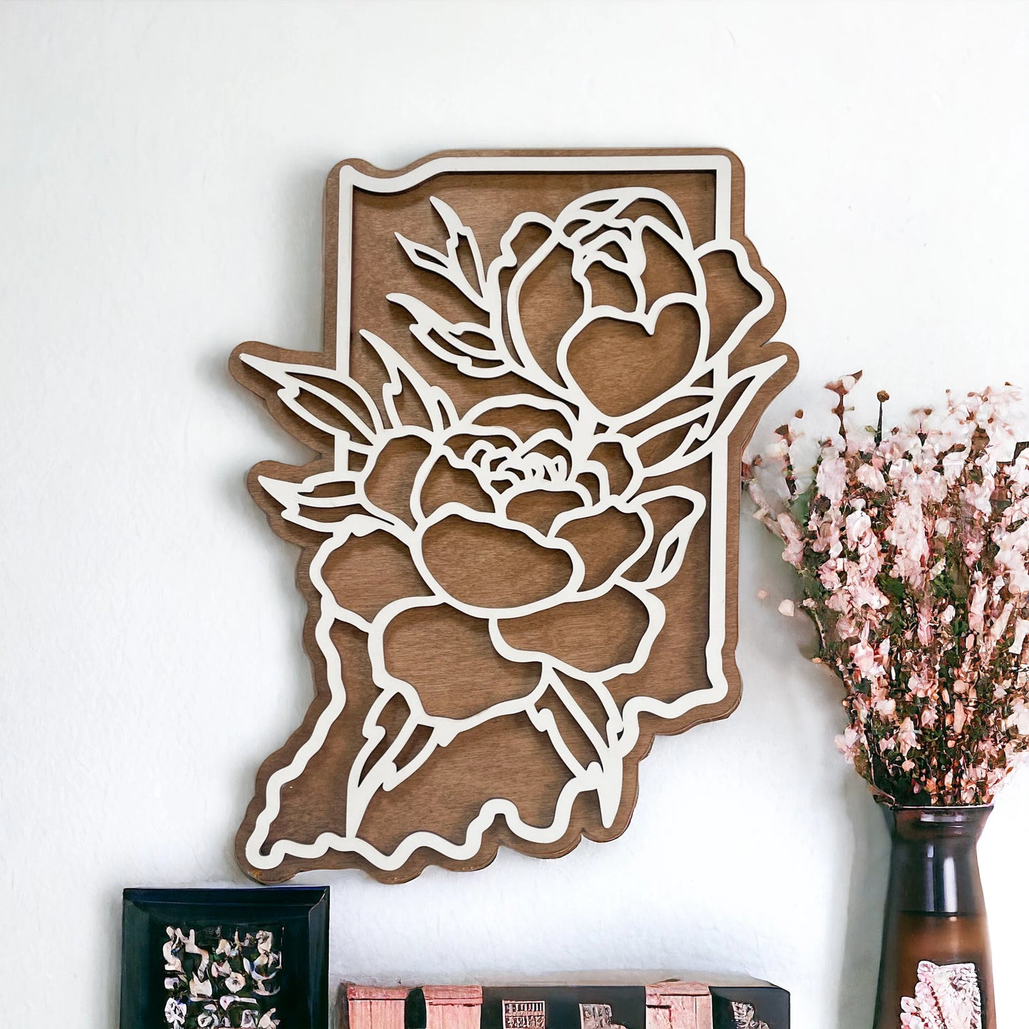 Indiana Peony Sign