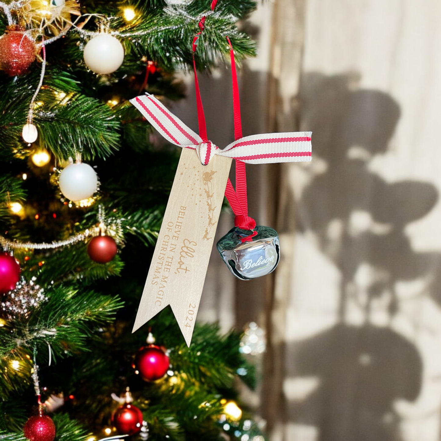 Personalized Christmas Magic Bell Ornament