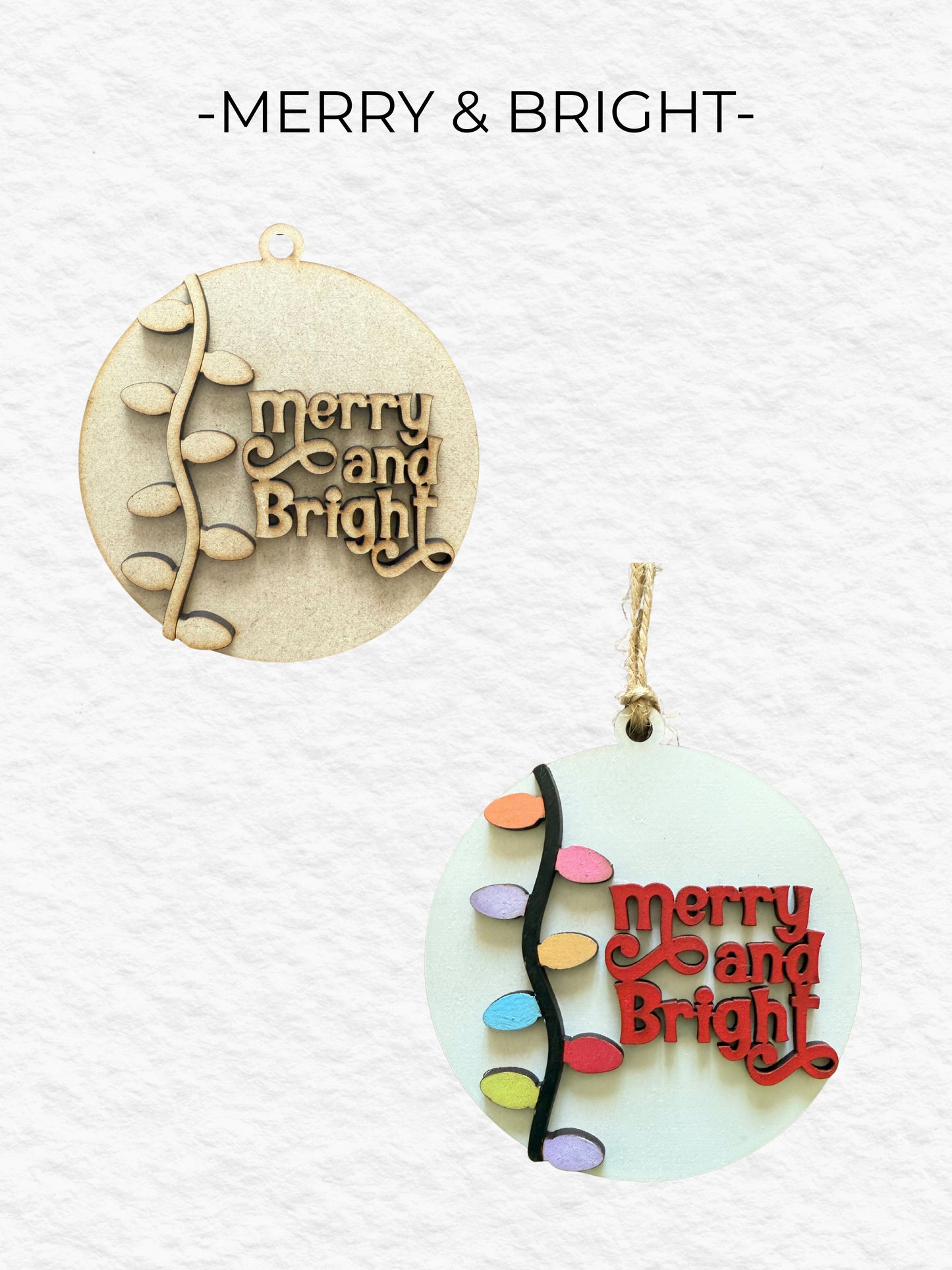 Family DIY Ornament Kit-Loving Hearts Learning Place Fundraiser