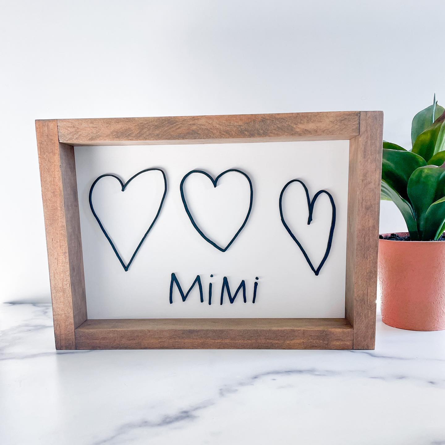 Personalized Handwritten Note 3D Laser-Cut Sign