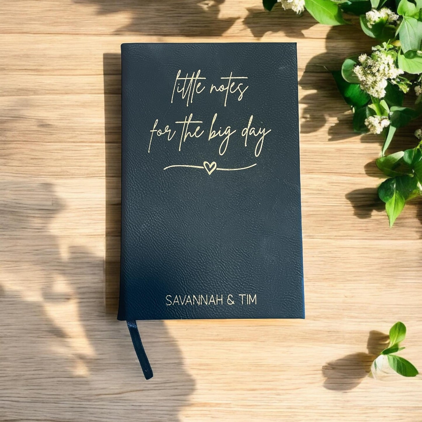 Personalized Little Notes for the Big Day Journal