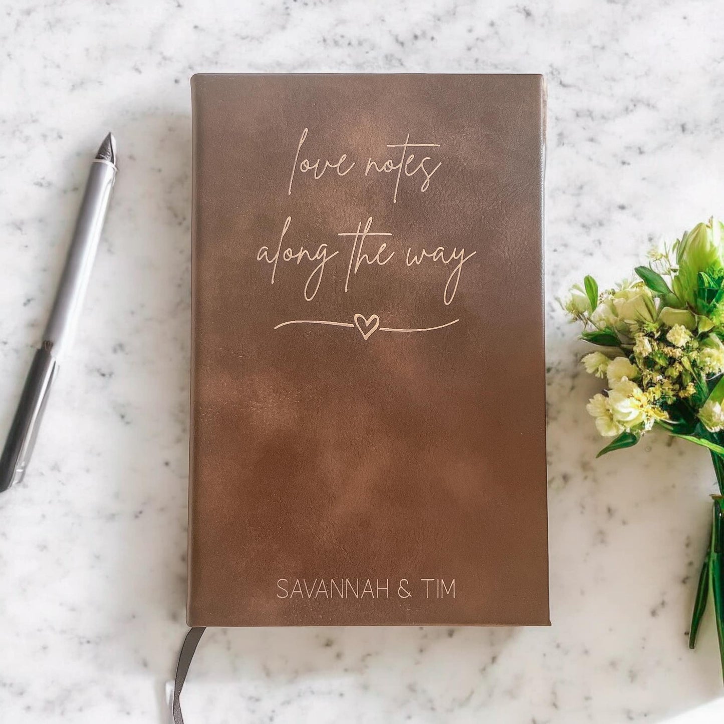 Personalized Love Notes Along the Way Journal