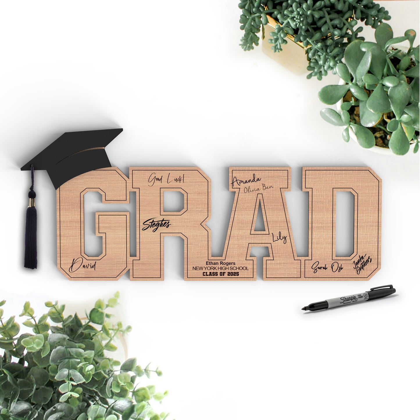 Personalized Graduation Signature Sign