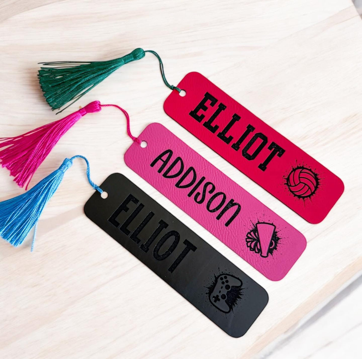 Personalized Leatherette Bookmark