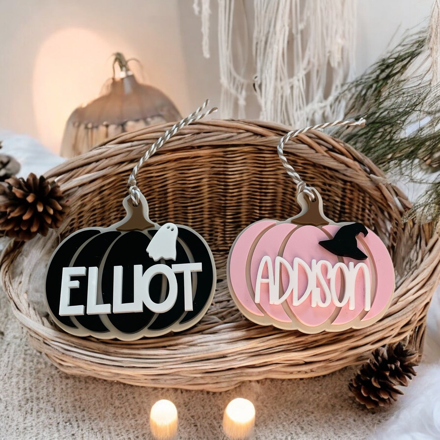 Personalized Pumpkin Tag