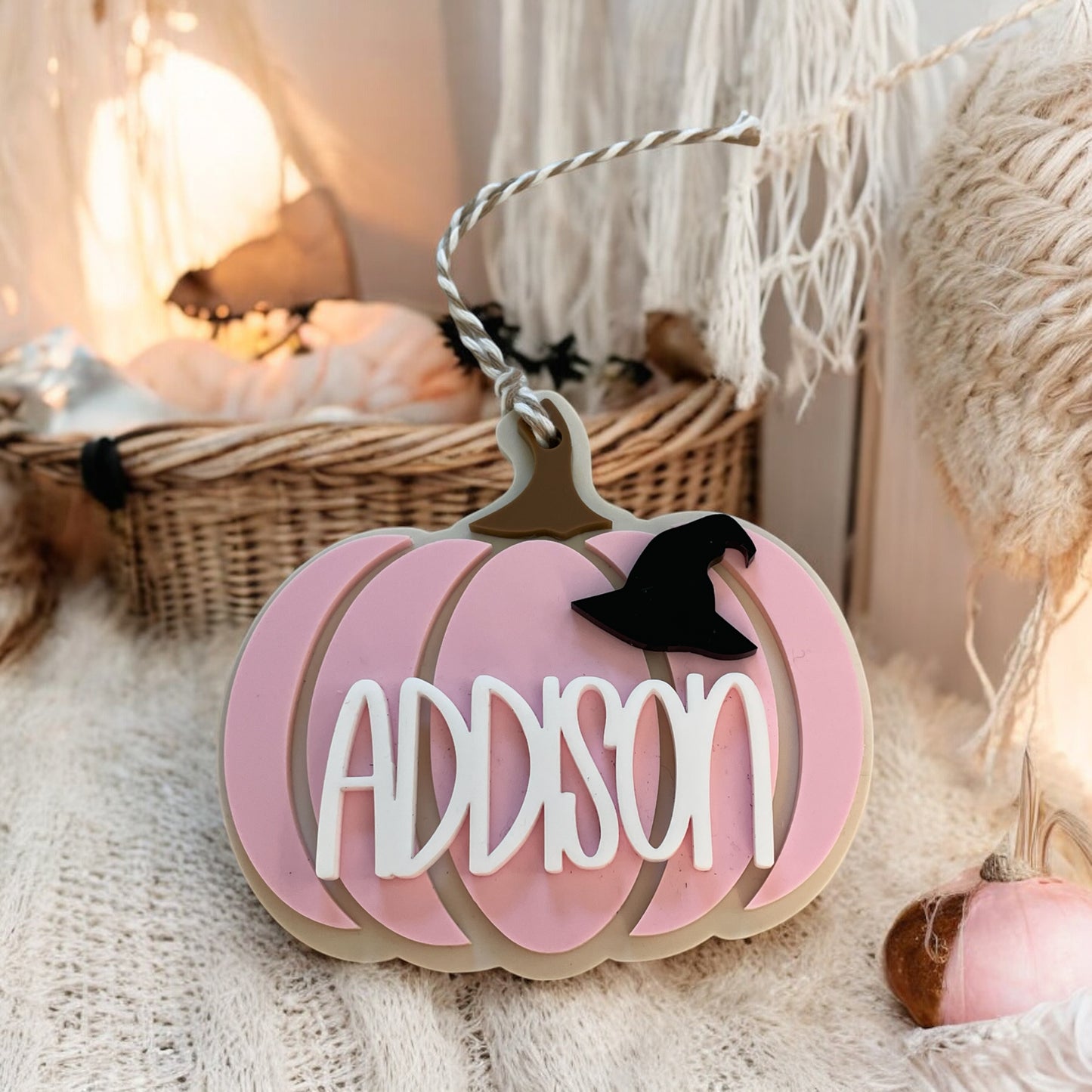Personalized Pumpkin Tag
