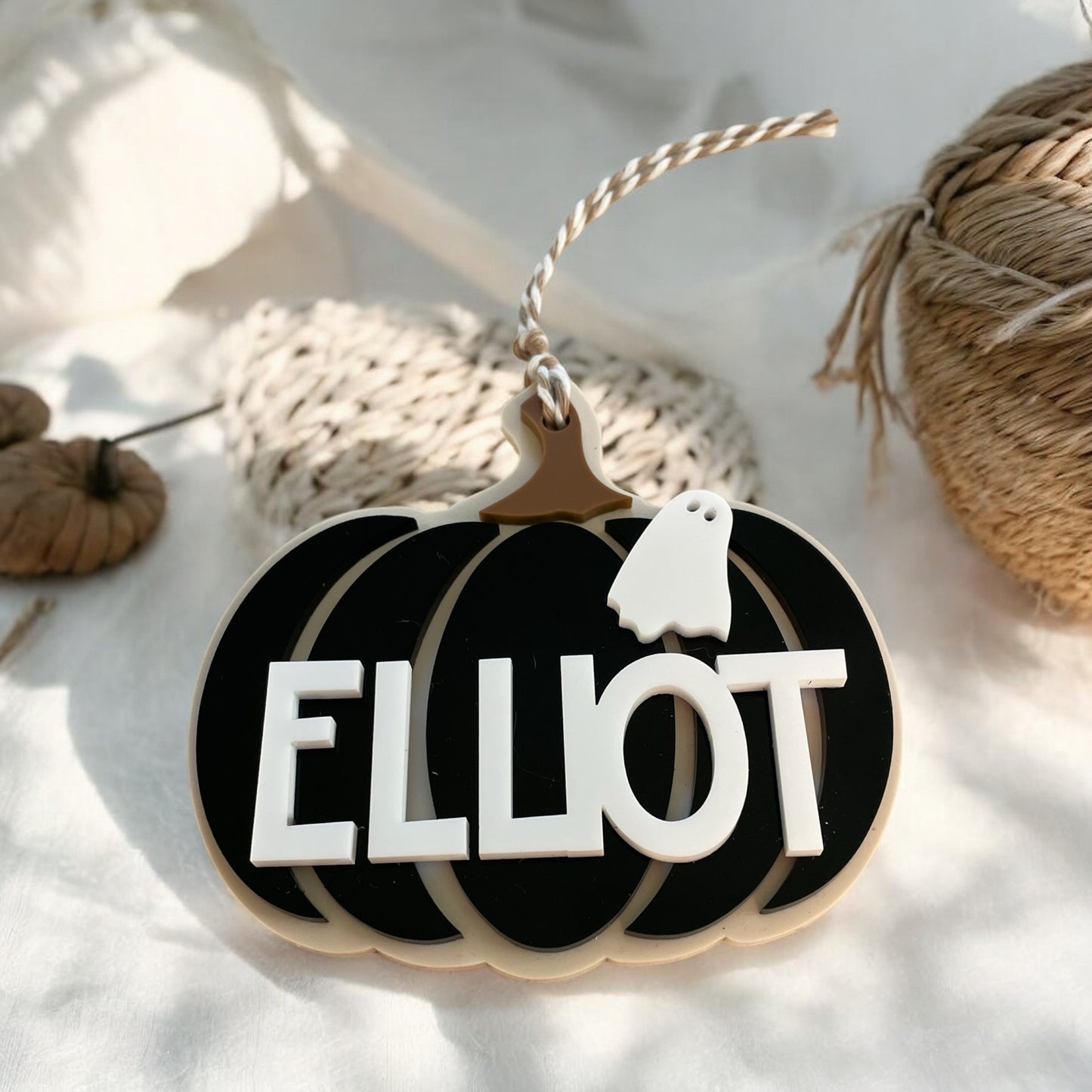 Personalized Pumpkin Tag