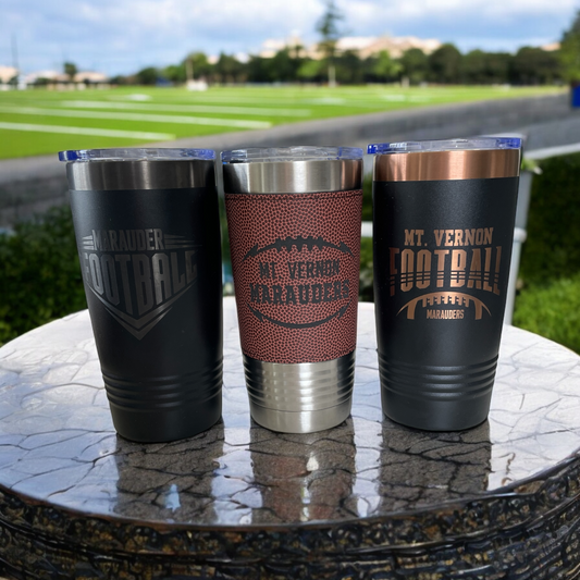 Mt. Vernon Football Tumbler