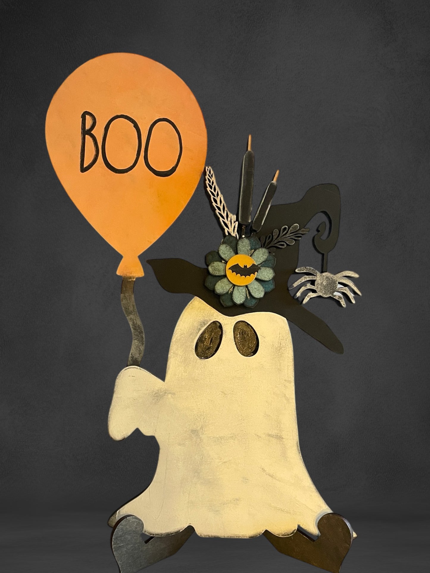 Ghost Boo Balloon Shelf Sitter