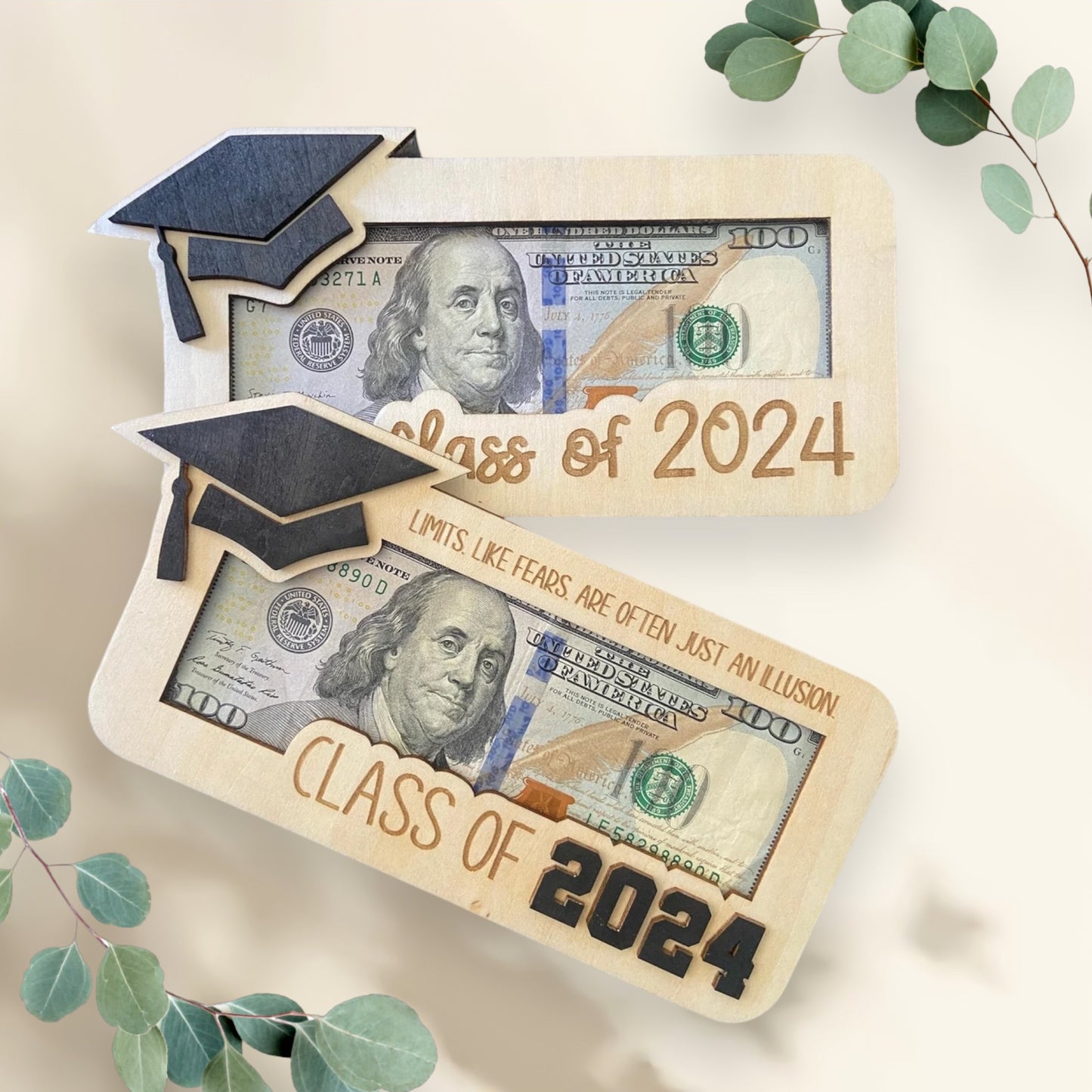 Personalized Money Holder-Graduation Gift-Class of 2025