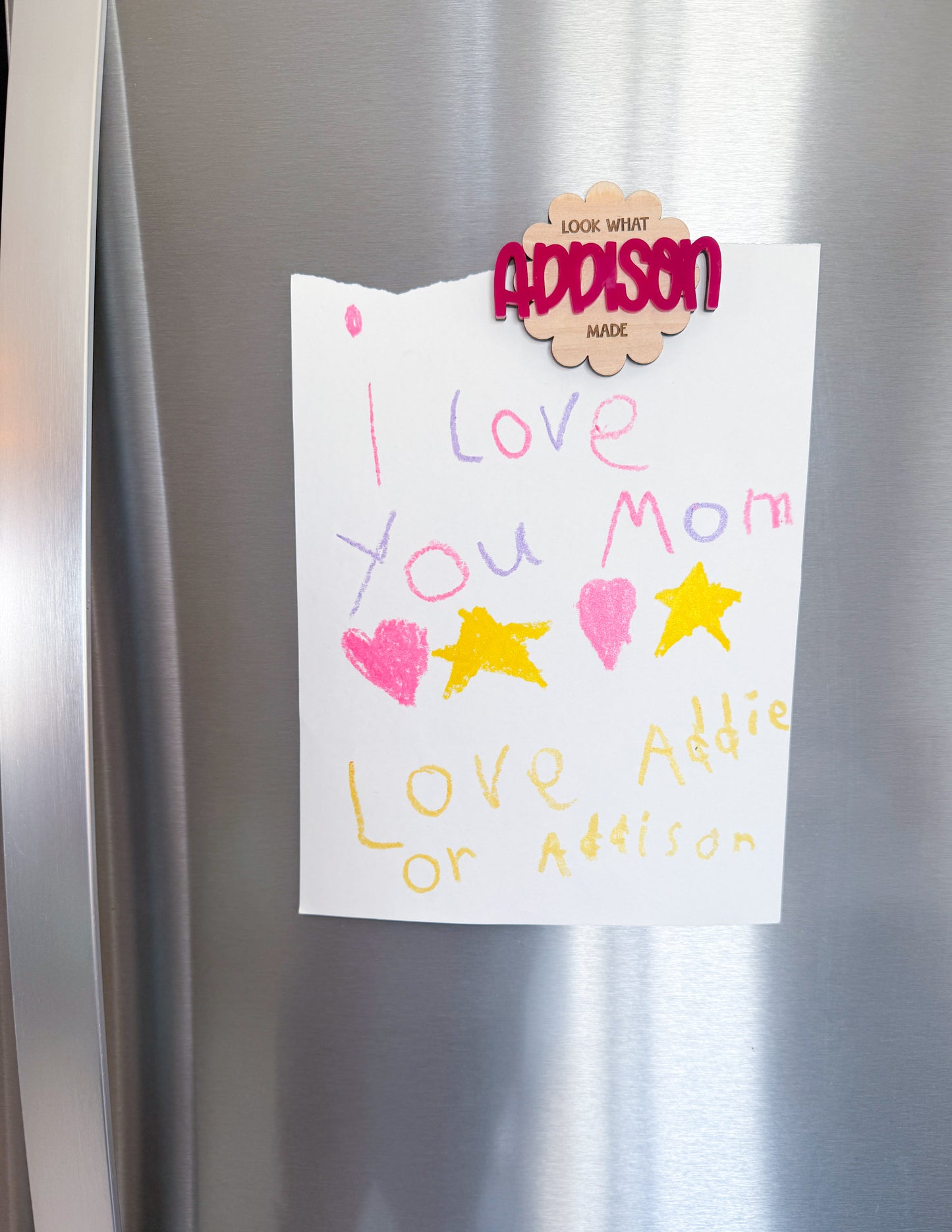 Personalized "Look What I Made" Magnet