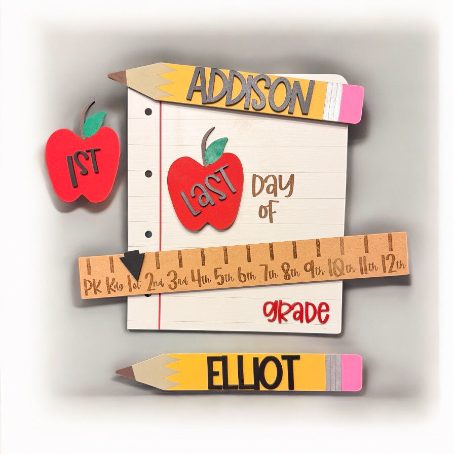 Personalized Back to School Sign