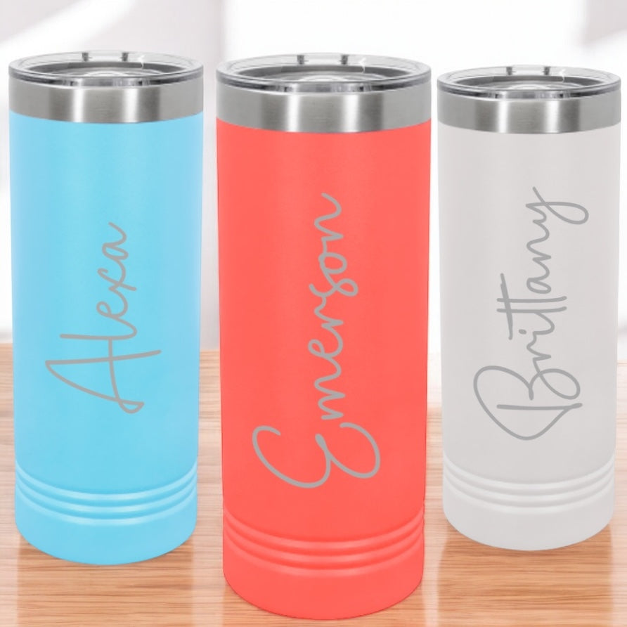 Personalized 22oz Slim Tumbler