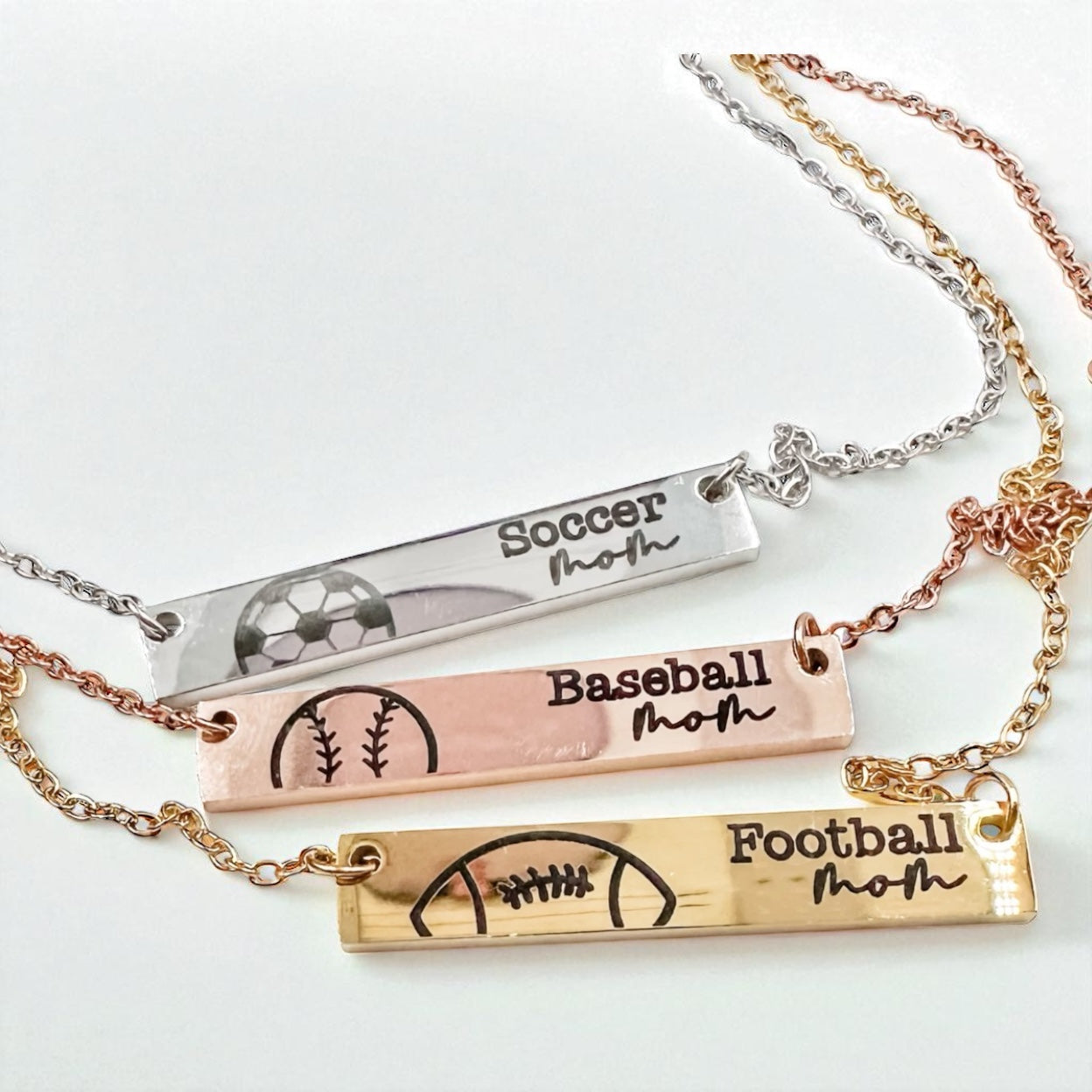 Sports Mom Bar Necklace