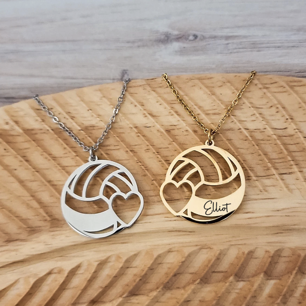 Personalized Volleyball Necklace