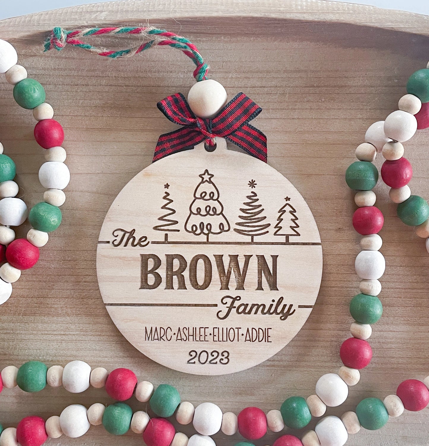 Personalized Family Ornament