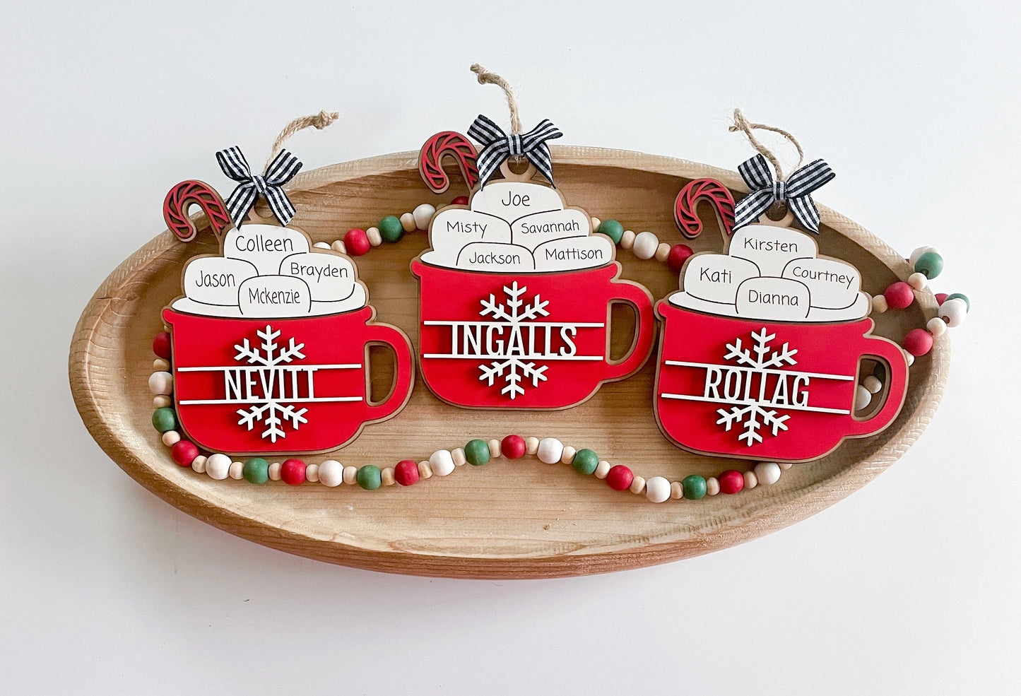 Personalized Cocoa Mug Ornament